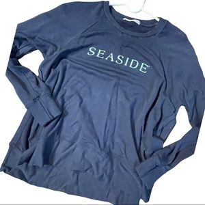 Long sleeved Tshirt with Seaside Logo on Front.